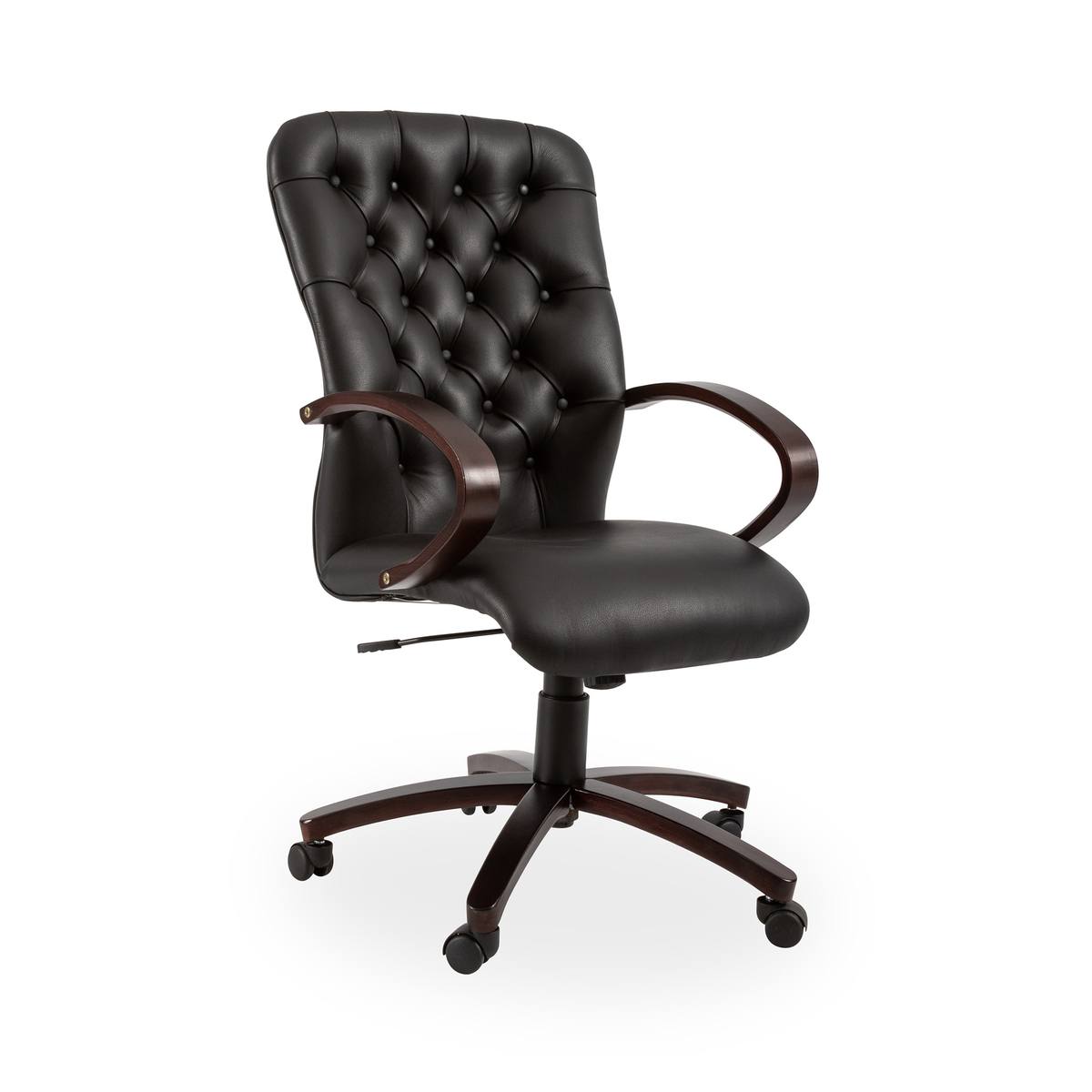 Adda High Back Executive Chair - Wood Thumbnail