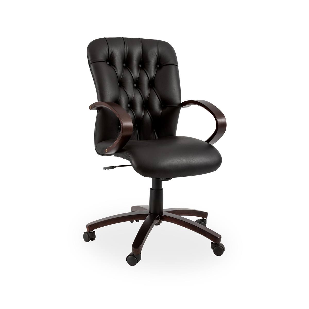 Adda Mid Back Wood Executive Chair