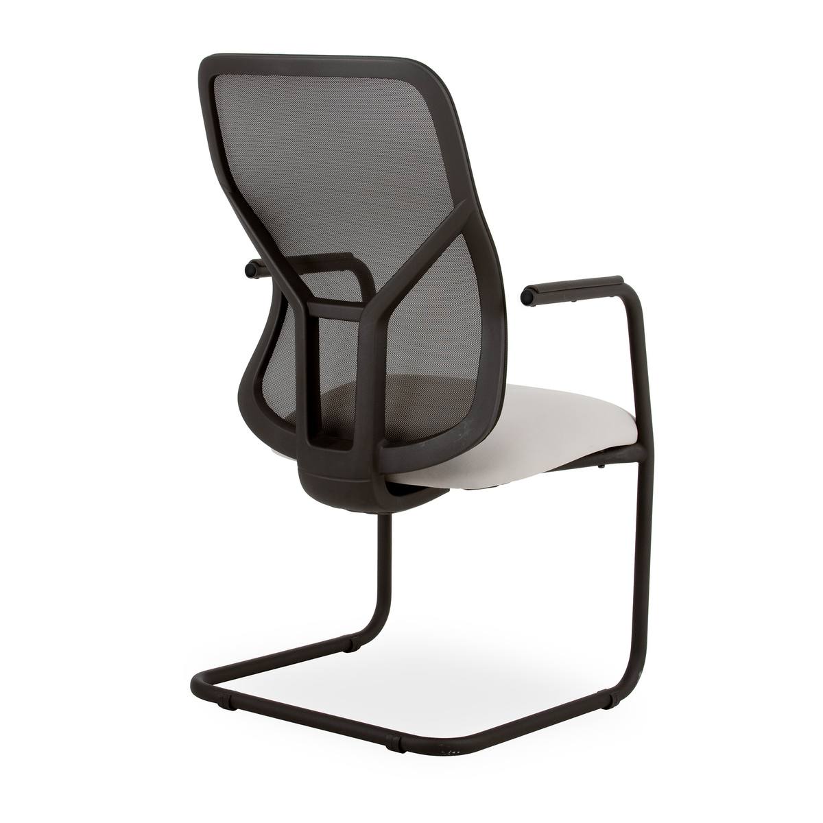 Malachite Integral Visitors Black Sleigh Base Chair Thumbnail