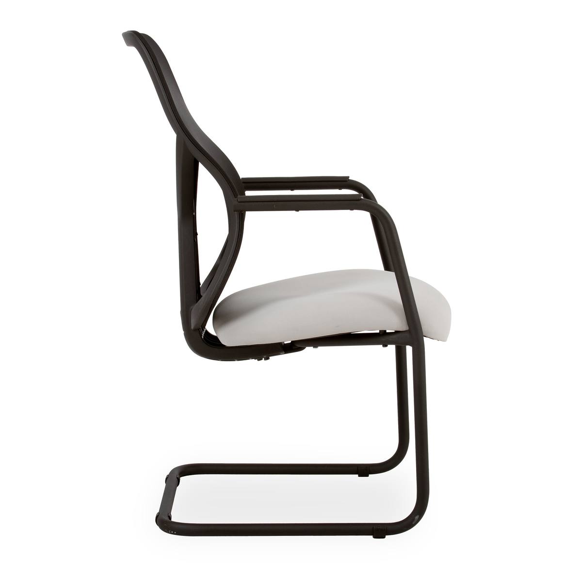 Malachite Integral Visitors Black Sleigh Base Chair Thumbnail