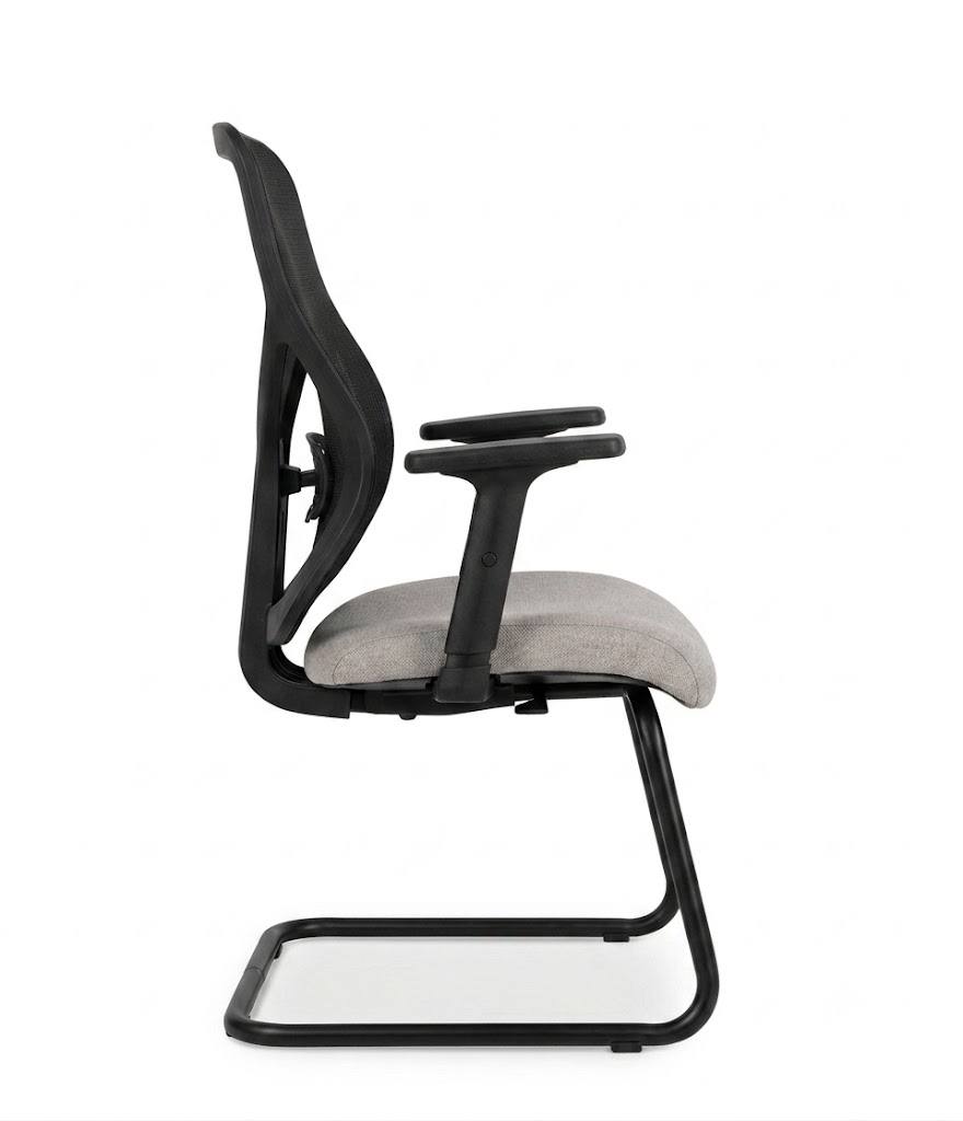 Malachite Visitors Black Sleigh Base Chair Thumbnail