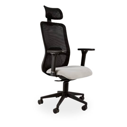 Tide Black on Black Mesh Back Chair